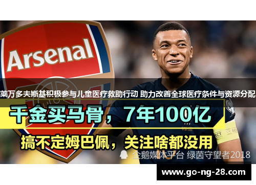 莱万多夫斯基积极参与儿童医疗救助行动 助力改善全球医疗条件与资源分配 莱万多夫斯基积极参与儿童医疗救助行动 助力改善全球医疗条件与资源分配