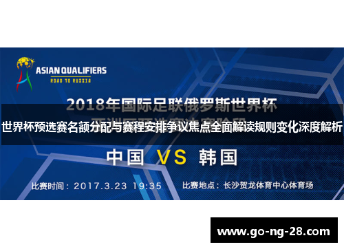 世界杯预选赛名额分配与赛程安排争议焦点全面解读规则变化深度解析
